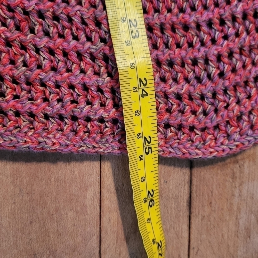 Vince Multicolor Marled Open Knit Button Cardigan - Picture 6 of 12